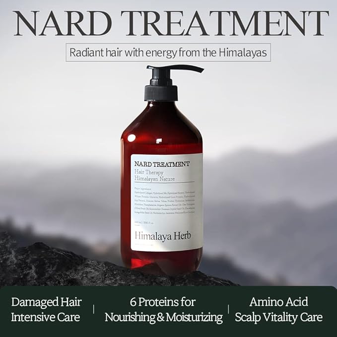 Bouquet Garni NARD Hair Conditioner Signature - Hair Care, and Treatment (Containing Argan, Olive, Jojoba, Macadamia, Sunflower 5 Natural Oil, Protein, and Amino Acids) - 16.9 oz