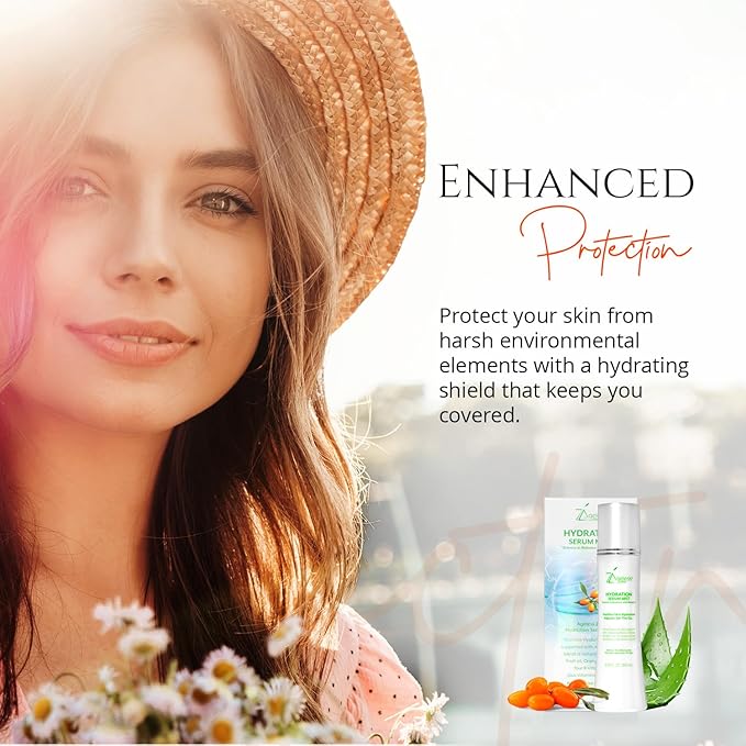 Hydrating Serum Mist (6.26 + 1.35) FL OZ - (Comes with Refill) - Improves Tone & Texture β Calms, hydrates, refreshes Sensitive Skin - Hyaluronic Acid Serum, E Vitamins - Anti-Wrinkle