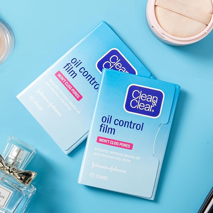 Oil Blotting Sheets From China Replacment for Clean&Clear Oil Absorbing Sheets,2 Pack(total 120sheets) Oil Control Film for Face,High-performance Handy Face Blotting Paper for Oily Skin