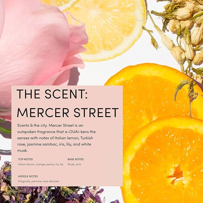 OUAI Thick Shampoo - Moisturizing Shampoo with Keratin, Marshmallow Root, Shea Butter, Avocado Oil for Thick Hair - Strengthens & Hydrates Strands - Paraben, Phthalate & Sulfate Free (10 Fl Oz)