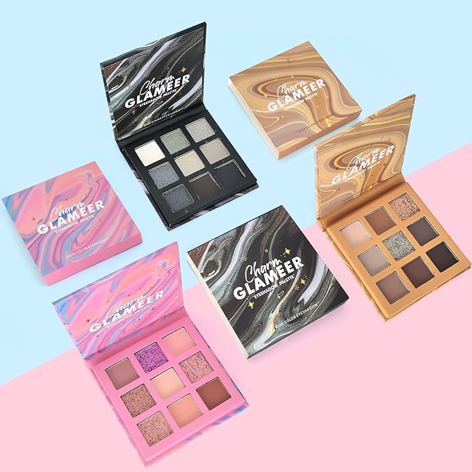 Eyeshadow,18Colors Eyeshadow Palette, Matte&Glitter&Shimmer Eyeshadow,for Eye Makeup Long Lasting Waterproof Eye Makeup Palette, Glitter Shimmer Professional Bright-Colored Eye Shadow(G005-2/G005-3)