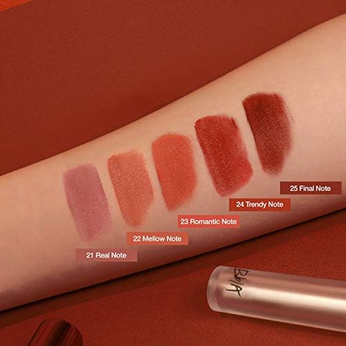BBIA Last Velvet Lip Tint - Soft & Creamy Matte Finish Lip Stain, Blur Effect with Velvety Texture, Long-Lasting, High Pigment, Lightweight, Non-Drying, Korean Lip Makeup (21 REAL NOTE)