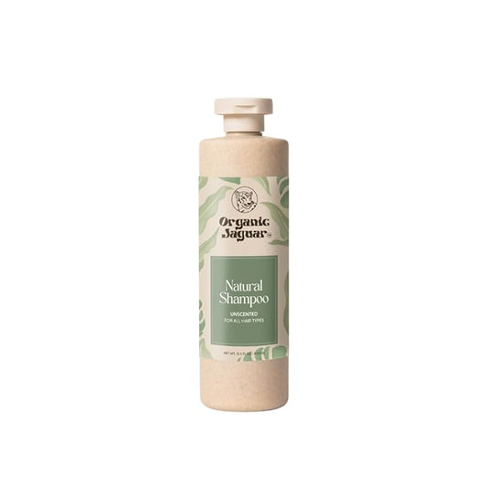 Natural Shampoo for Hair Care, Sulfate Free Shampoo with Castor Oil, Honey, Biotin, Glycerin, Aloe Vera & Mild Thickening Agent, Unscented, Dry to Color Treated to All Hair, 13.5 fl oz