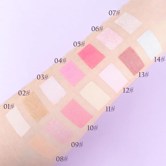 Single Matte Eyeshadow Makeup Palette, Neutral Ivory White Eyeshadows Singles, Monochrome Eye Shadow Palette Makeup for Women, de sombras de ojos, Highly Pigmented Daily Evening Girls Eyeshadow