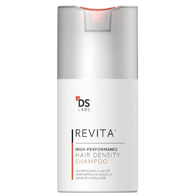 DS Labs Revita Shampoo Travel Size – High-Performance Hair Density Shampoo, Volumizing & Thickening, Fuller, Healthier-Looking Hair, Sulfate & Silicone Free, For Men & Women, 100mL