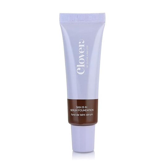 Clover Skin Is In Serum Foundation | Hydrating Face Serum, Lightweight Foundation, Cruelty-Free & Vegan | With Squalane And Sunflower Seed Wax | 30 ml - Shade 14 (Deep)