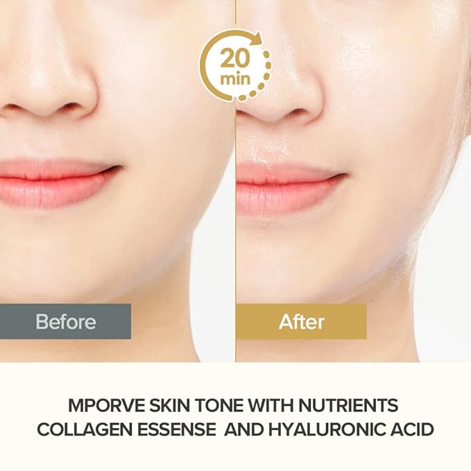 JMsolution Active Golden Caviar Nourishing Mask - Korean Skincare Facial Mask-Cavior extracted - collagen essense- 10 sheets for all skin type