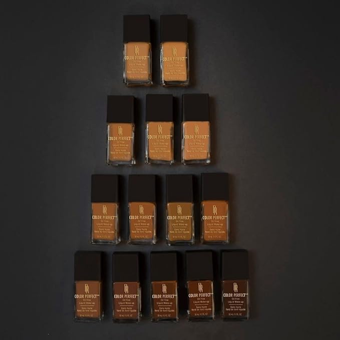 Black Radiance Color Perfect Liquid Full Coverage Foundation Makeup, Nutmeg, 1 Ounce