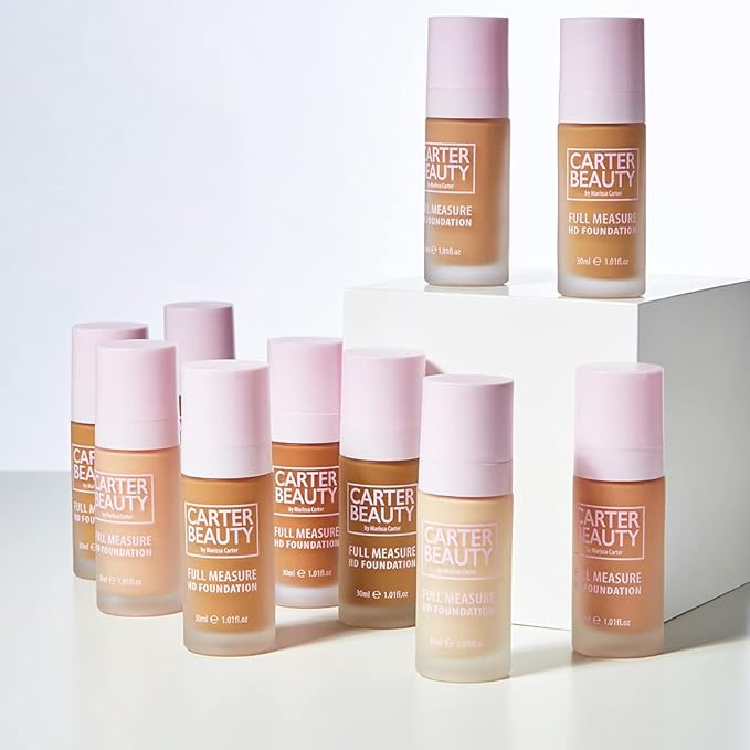 Carter Beauty By Marissa Carter Half Measure Dewy Foundation - Water-Based, Light-To-Medium Sheer Finish - Vegan And Cruelty Free, Paraben And Sulfate Free - Vanilla Fudge - 1.01 OZ