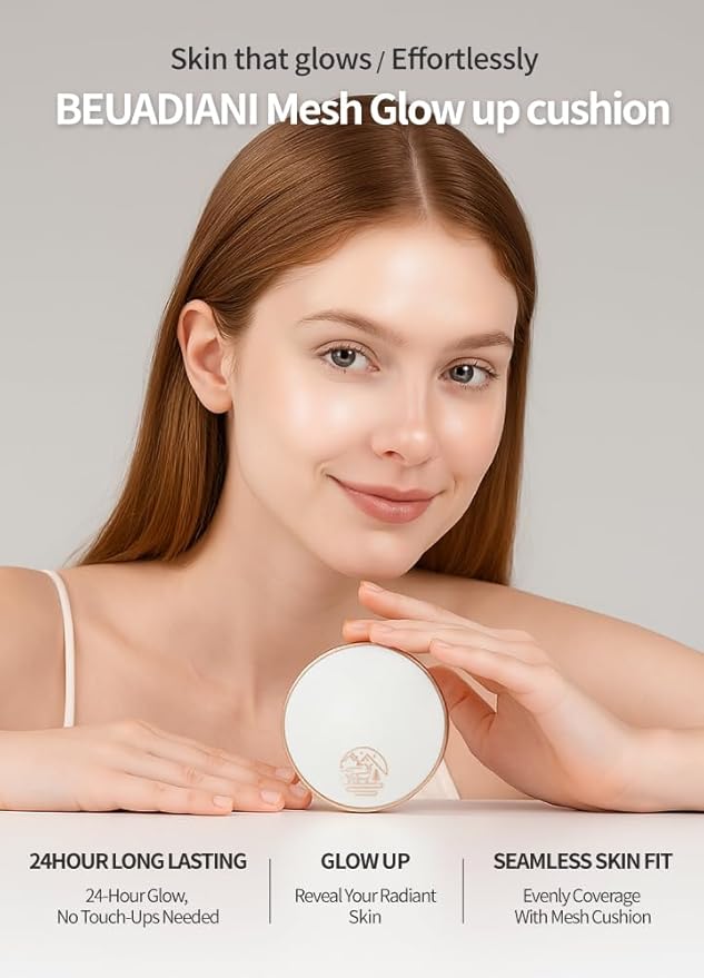 Mesh Glow Cushion Foundation (01-REFIL Natural Cover Daily (#21), Refill Only)