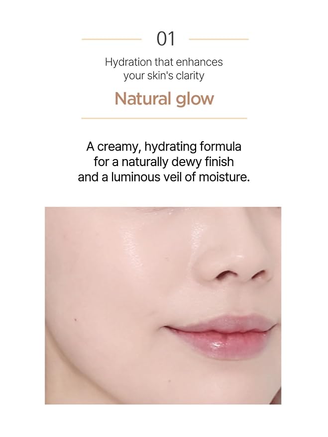 JUNG SAEM MOOL Essential Skin Nuder Cushion 23 Medium Deep 0.49 Fl Oz (Refill Only, SPF 50 Broad Spectrum) | Natural Radiant Finish, Lightweight Hydration, Korean Cushion Foundation