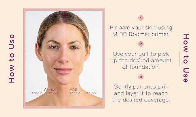 MISSHA Magic Cushion Foundation No.23 (2 Pack) Light Beige for Bright Skin - Flawless Coverage,Dewy Finish,Easy Application for All Skin Types