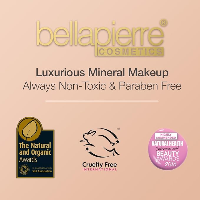 bellapierre Mineral Foundation SPF 15 - Loose Powder Foundation | Vegan & Cruelty Free Natural Makeup | Full Coverage Matte Finish | Hypoallergenic | Oil & Talc Free - 0.32 Oz - Acorn