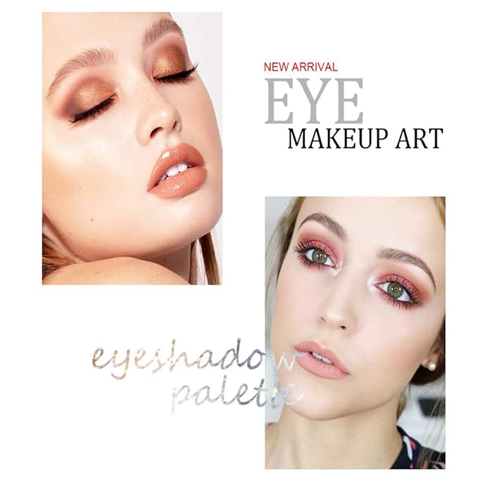 120 Nude Eyeshadow Palette, Beauty Makeup Palette Multicolor Combinable Highly Pigmented Warm Color Cosmetic Sweatproof Matte Pearl Shimmer Makeup Shadow Palette Professional for Women #4