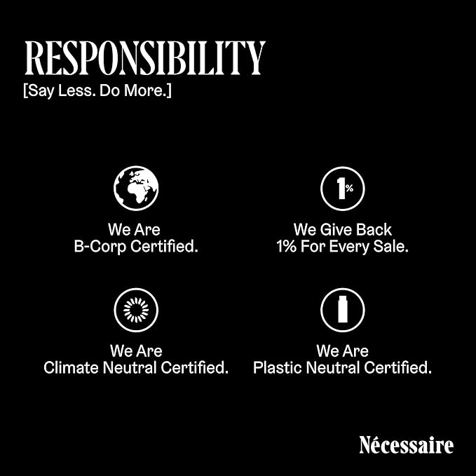 Nécessaire The Body Lotion with Pump. Fragrance-Free. Multi-Peptide Firming Lotion to Moisturize, Firm, Strengthen. 2.5% Niacinamide, Vitamin C/E + Omega 6/9. 450ml / 15.2 fl oz