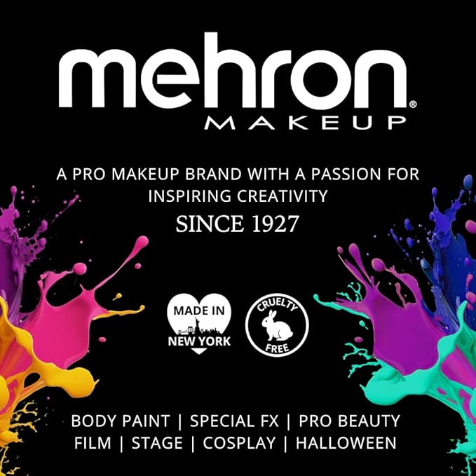 Mehron Makeup CreamBlend Stick | Face Paint, Body Paint, & Foundation Cream Makeup | Perfect for Halloween .75 oz (21 g) (Light 1)