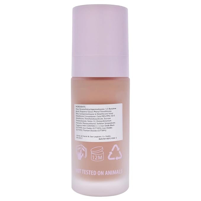 Carter Beauty By Marissa Carter Full Measure HD Foundation- Water-Based, Super Soft Skin Perfector - Vegan And Cruelty Free, Paraben And Sulfate Free - Shortbread - 1.01 OZ