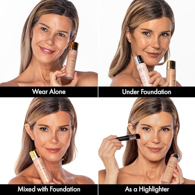 Jerome Alexander MagicMinerals AirGlow Tinted Highlighting Night Mist, Illuminating Airbrush Tinted Moisturizer Spray | Champagne