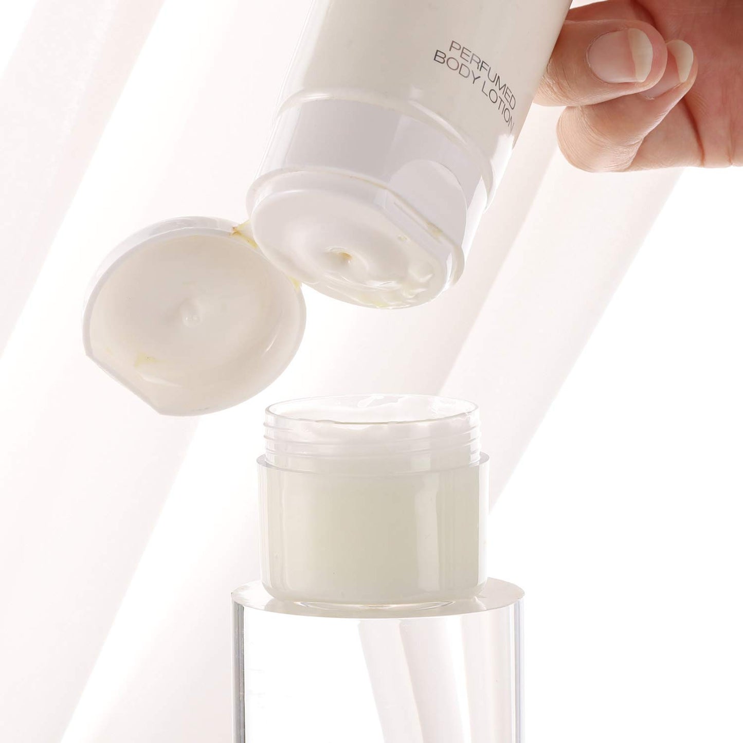 100 Count Refillable Cosmetic Containers with Lids 20 Grams Black Makeup Sample Jars for Beauty Products - Black