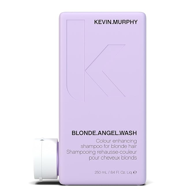 KEVIN.MURPHY BLONDE.ANGEL.WASH - Blonde Shampoo - Purple Shampoo for Blonde & Grey Hair - Colour Enhancement Hair Care - Colour Safe - Paraben & Sulphate Free - 250 mL /8.4 fl oz
