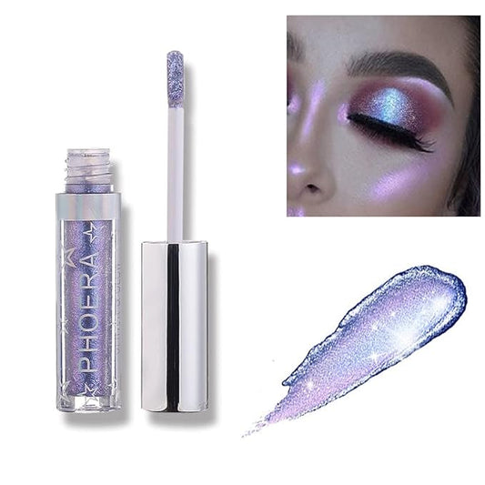 Glitter Eyeshadow，Makeup For Eyes Liquid Shimmer Sparkle Glow Light Colors Pencil Stick Shiny Long Lasting Waterproof Shining Eye Shadow Sets Metallic Pigments Metals Gloss Sparkling Pen Kit (A109)
