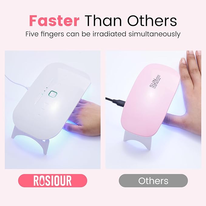 Jelly Gel Nail Polish Kit with U V Light, Hema-Free Milky Jelly White Pink Nude Orange Gel Polish Set with Base & Top Coat Chrome Nail Powder, 4 Colors Mini Salon Nail Art Starter Gift for Women Girl