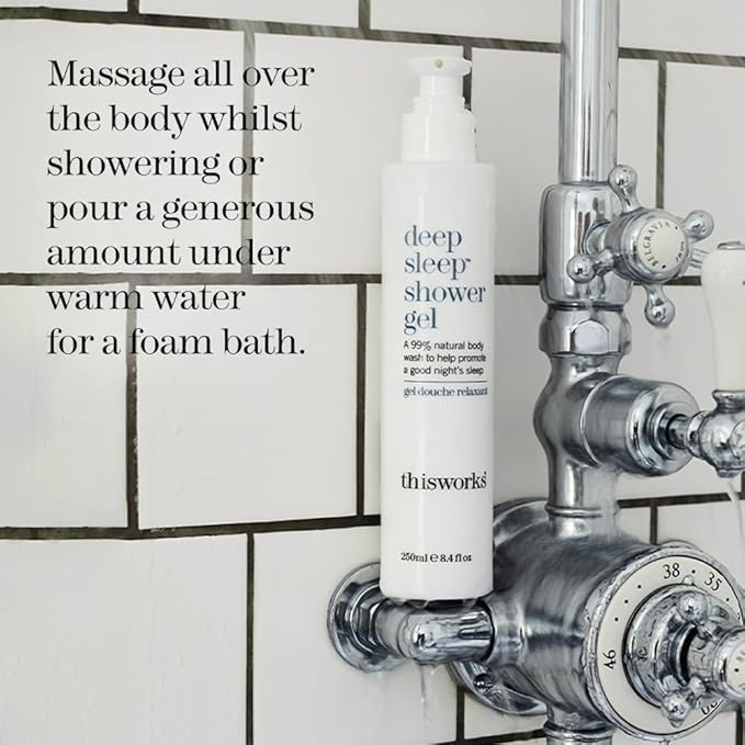 THISWORKS deep sleep shower gel: Calms the Mind and Protects the Skin, 8.4 fl oz (250ml)