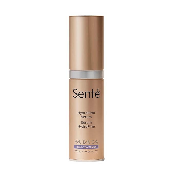 Senté HydraFirm Serum | Supports Collagen and Elastin Production | Restores Firmness and Volume | Formulated with Patented HSA and Peptides | 1 Fl Oz