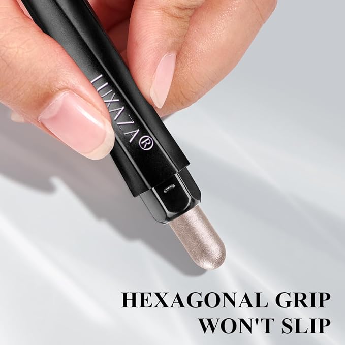 Shimmer Eyeshadow Stick Makeup 6PCS Set, Pink Metallic Matte Cream Eye Shadow Eyeliner Brightener Pencil Crayon - DESERT WILD