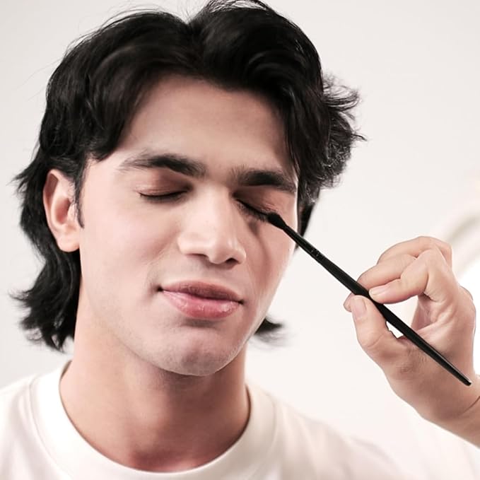 Bueart Design 15Pcs Professional Eyeshadow Brush Set For Eye makeup Blending,Brow grooming,Concealing,eyeshader, With premium ultra soft synthetic vegan Hair