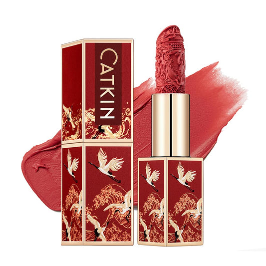 Catkin Semi-Matte Lipstick Hydrating High Impact Color Infused with Vitamin E and Avocado Oil Smooth Soft Texture Long Lasting Matte Finish 173