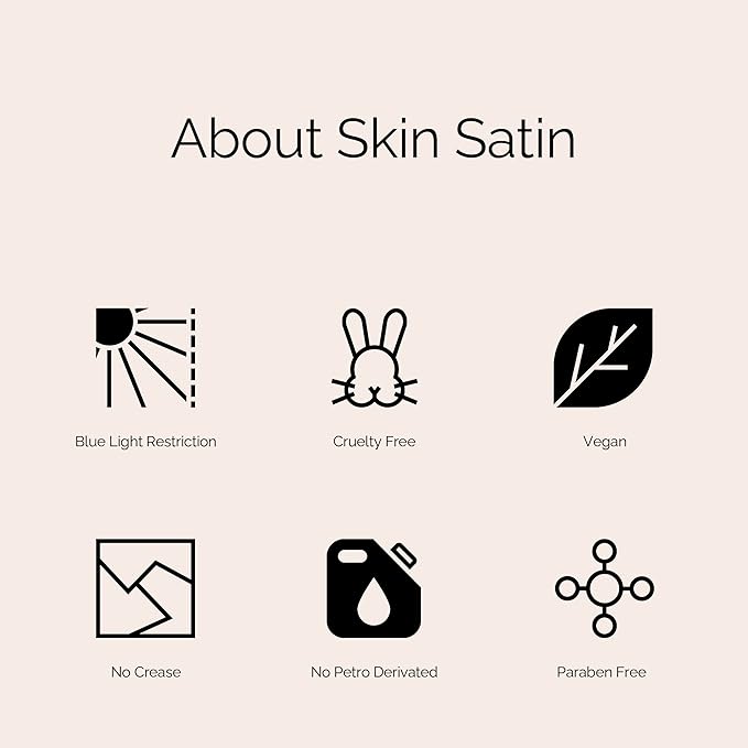 OFIR Skin Satin Medium Coverage Foundation | Vegan | Blue Light Protection | Non-Creasing | 1 FL OZ | (Cumin - Medium Cool Warm)