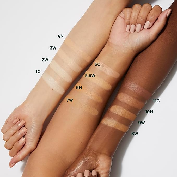 Well People Bio Powder Foundation, Lightweight & Hydrating Foundation For Perfecting & Smoothing Skin, Semi-Matte Finish, Vegan & Cruelty-free, 9W