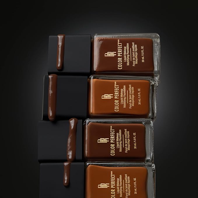 Black Radiance Color Perfect Liquid Full Coverage Foundation Makeup, Butter Scotch, 1 Fl Oz