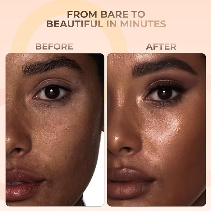 Foundation Powder Refill (EBONY) (1 Ounce Bag) By Sweet Face Minerals, Lightweight Mineral Loose Makeup Powder with SPF 20, Full Coverage Flawless Finish, Talc-free, Cruelty-Free, Refillable Pouch