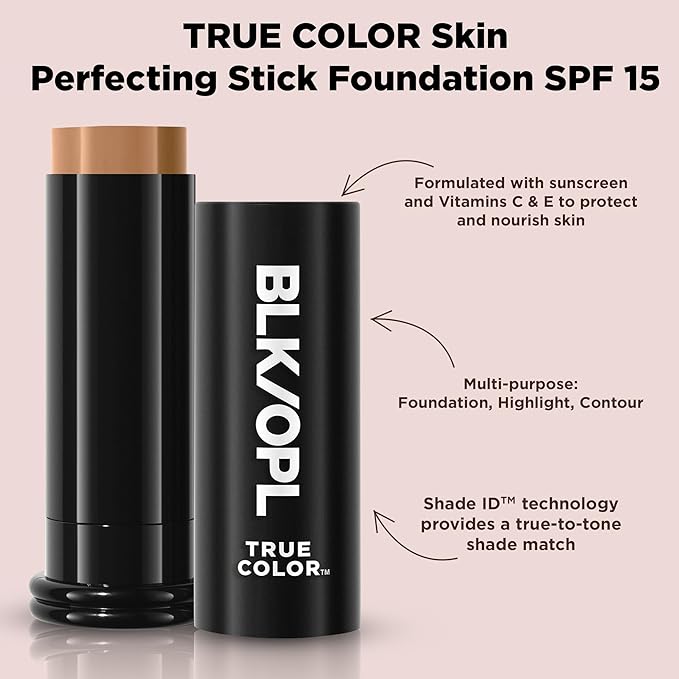 BLK/OPL TRUE COLOR Skin Perfecting Stick Foundation SPF 15, Sweet Espresso — hypoallergenic, cruelty-free