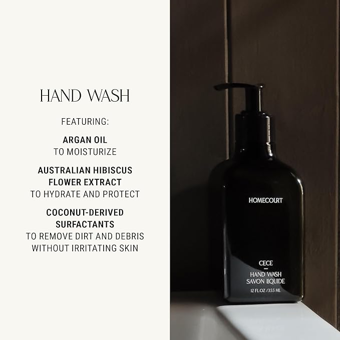 Homecourt Hand Wash, Gently Cleanses & Hydrates, Removes Dirt & Debris Without Irritating Skin, Clean Formula, Cece, 12 fl oz