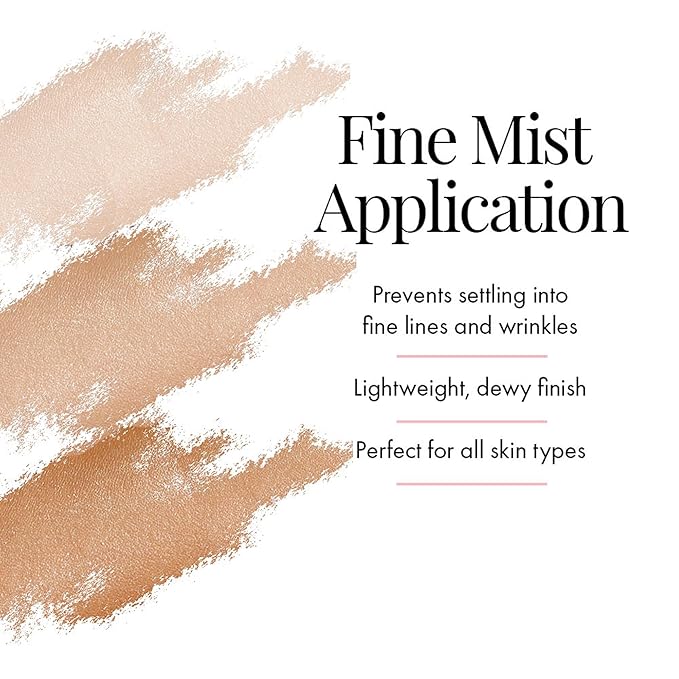 Jerome Alexander MagicMinerals AirTint Tinted Moisturizer AirBrush Spray Light Shade | Tinted Moisturizer Spray with Anti-Aging Ingredients | Warm Bright