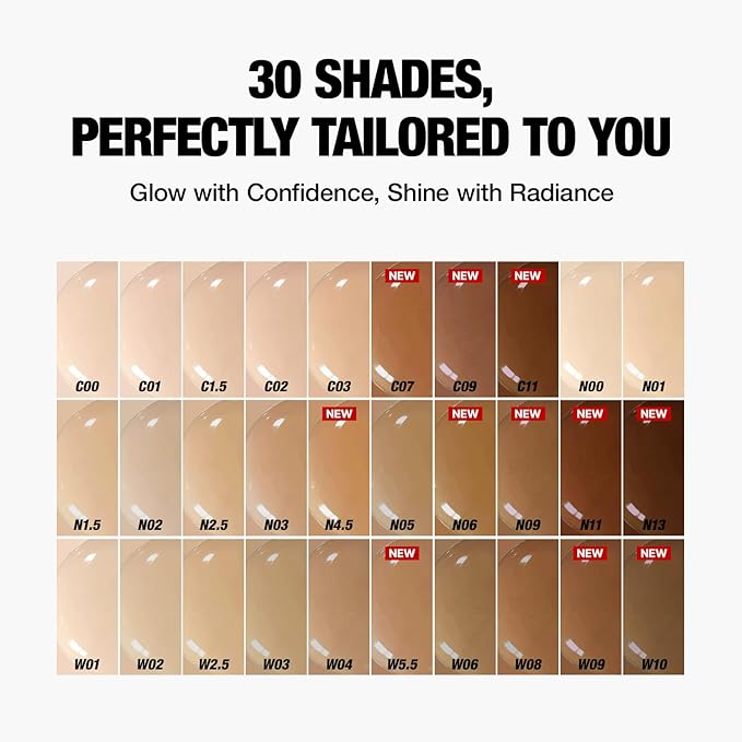 TFIT Radiance Fit Serum Foundation - Flawless Coverage, Dewy finish, Long-lasting, Lightweight, Korean Makeup,1.05 Oz. (W04 Buff, 1.05 Oz.)