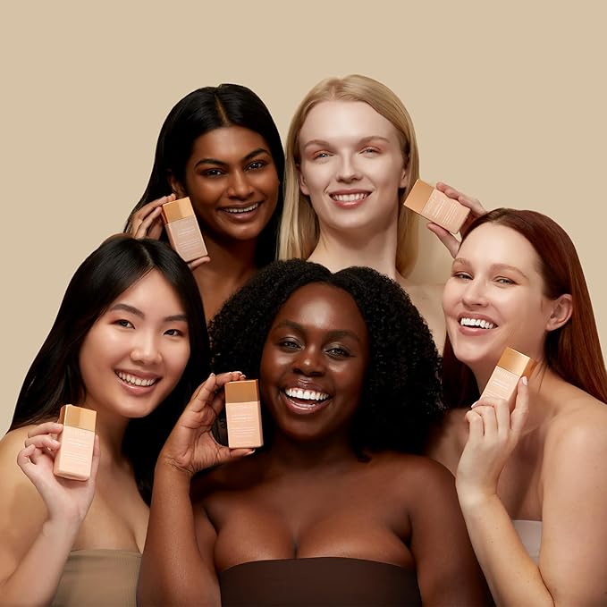 Sigma Beauty Skin Perfector – Hydrating Skin Tint Foundation for Lightweight, Buildable Coverage, With Hyaluronic Acid, Niacinamide Serum, and More (1 Fair Ivory Tint, 1.12oz)