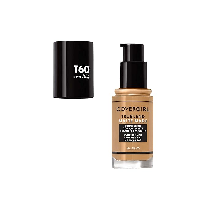 COVERGIRL TruBlend Matte Made Liquid Foundation, Warm Sun (Pack of 4)