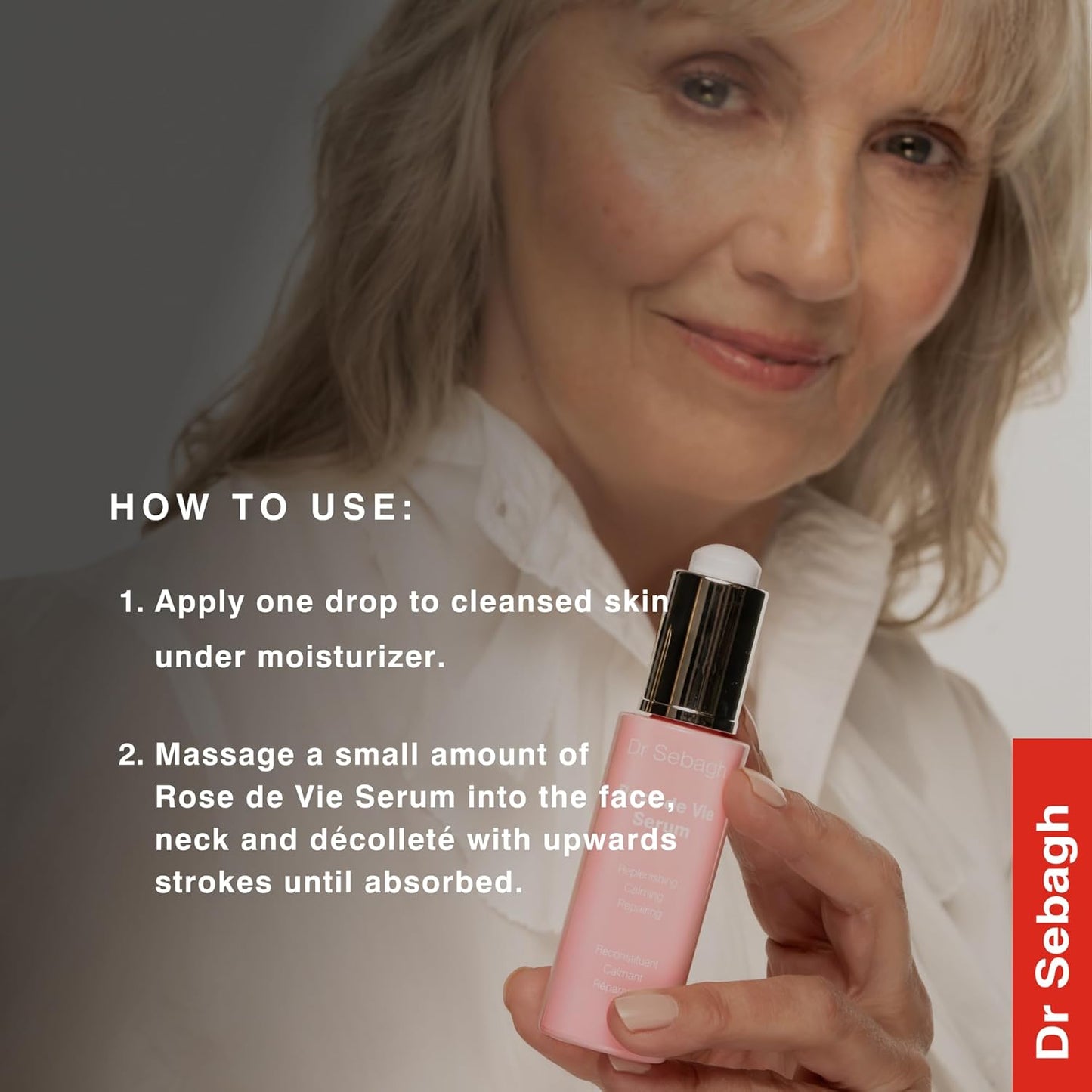 Rose de Vie Serum - 1 fl oz | Nourishing Facial Formula for Dry or Sensitive Skin | Support Skin Vitality