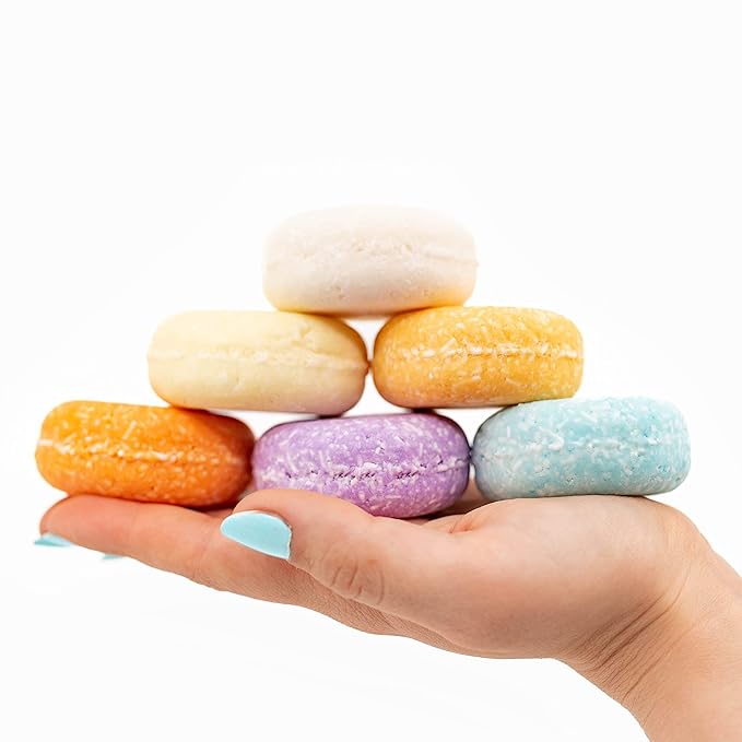 Citrus Splash Shampoo Bars for all Hair Types is Vegan, Sulfate Free and Made in the USA. This beach shampoo bar has a swim detangler and is great as a travel shampoo. Get up to 60 washes.