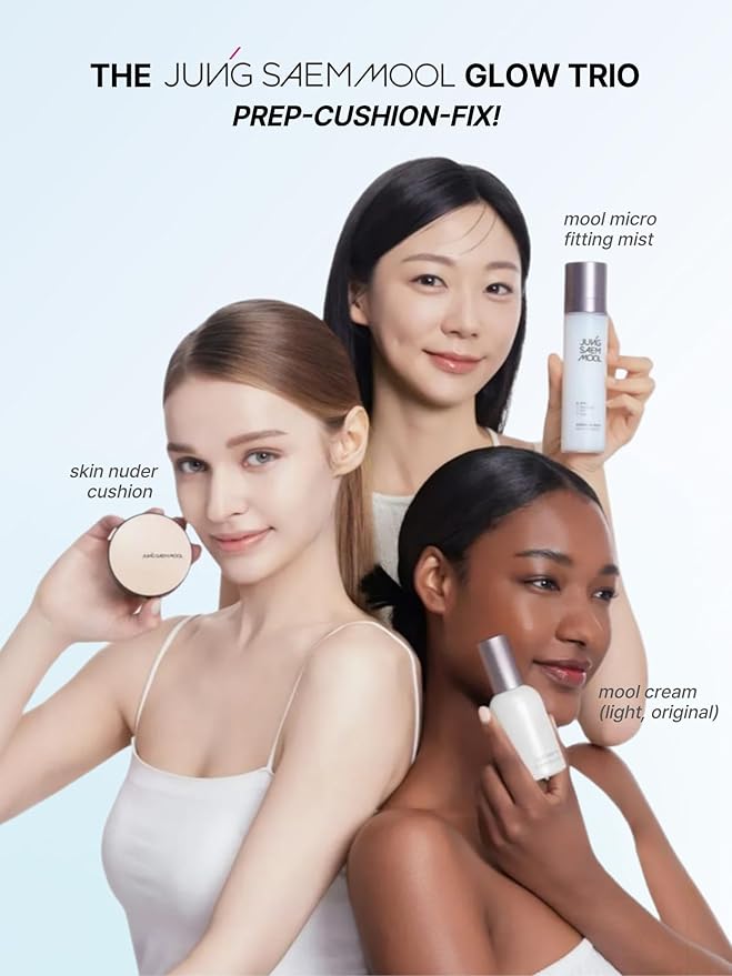 [JUNGSAEMMOOL OFFICIAL] Essential Skin Nuder Cushion (04 N Light) | Refill Only | Natural Finish | SPF50 Broad Spectrum | Makeup Artist Brand