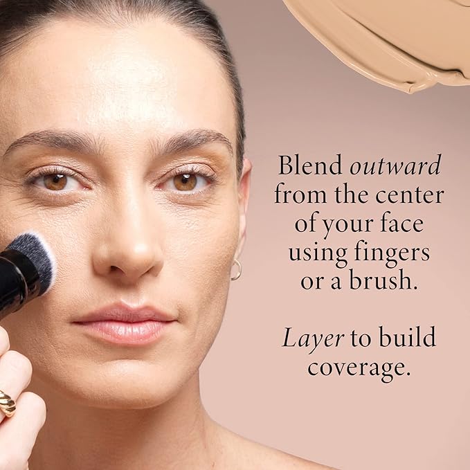 LAURA GELLER NEW YORK Double Take Liquid Foundation | Medium to Full Coverage, Natural Matte Finish, Golden Medium
