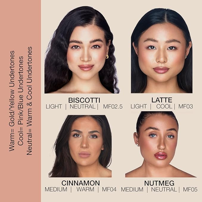 bellapierre Mineral Foundation SPF 15 - Loose Powder Foundation | Vegan & Cruelty Free Natural Makeup | Full Coverage Matte Finish | Hypoallergenic | Oil & Talc Free - 0.32 Oz - Biscotti