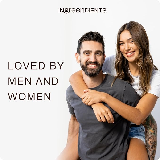 Non Toxic Vegan Shampoo with Organic Ingredients, Apple Cider Vinegar & Tea Tree Oil - Sulfate Free, Color Safe, Paraben Free, Gluten Free, Cruelty Free, pH Balanced