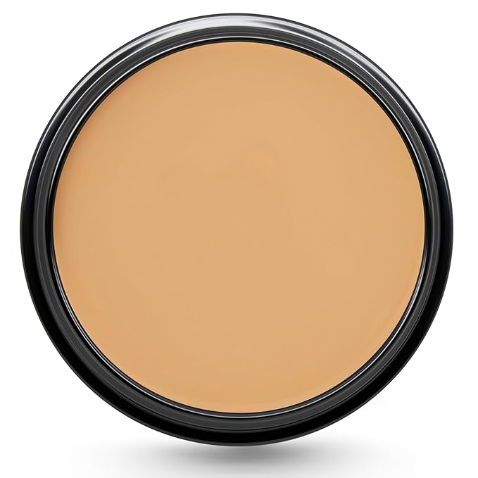 Graftobian HD Glamour Crème Foundation 1/2oz, Weightless Full Coverage Makeup, 65 Inclusive Shades, For All Skin Types, Natural or Full-Glam Looks, For Professionals and Beginners (Cappuccino)