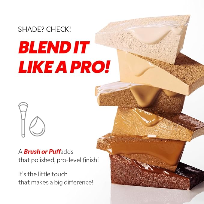 TIRTIR Mask Fit Red FoundationㅣLong Lasting Flawless Coverage, Energy Essence, Lightweight, Hydrating, Pore-Blurring, Breathable Satin Finish, Makeup, Radiant Skin, #23N Sand, 1.01 Fl Oz