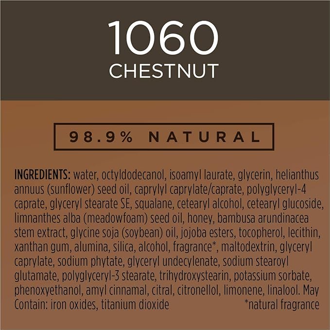Burt's Bees Goodness Glows Liquid Makeup, Chestnut - 1.0 Ounce